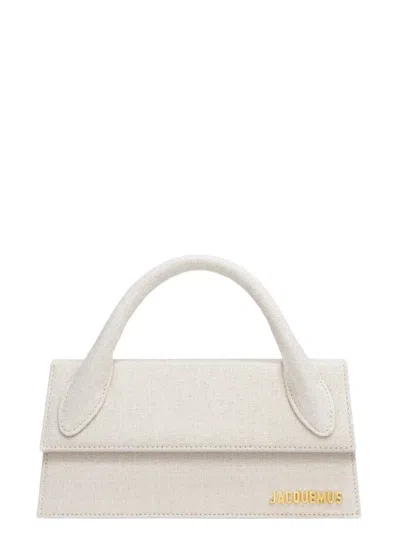 Jacquemus The Long Chiquito Tote Bag In Neutral