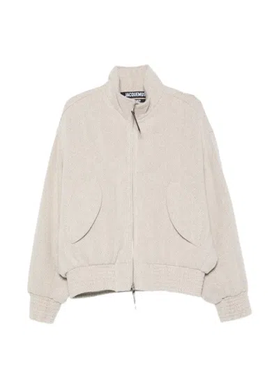 Jacquemus The Losange Bomber Jacket In Neutral