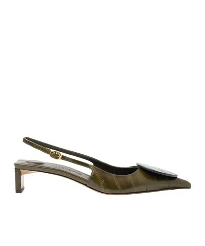 Jacquemus The Low Duelo Slingbacks In Brown
