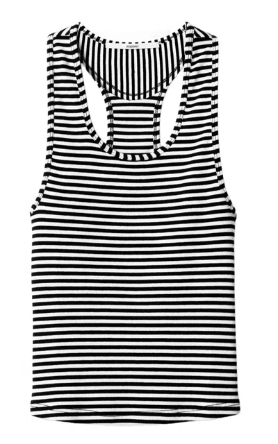 Jacquemus The Marcela Striped Cotton-blend Tank Top
