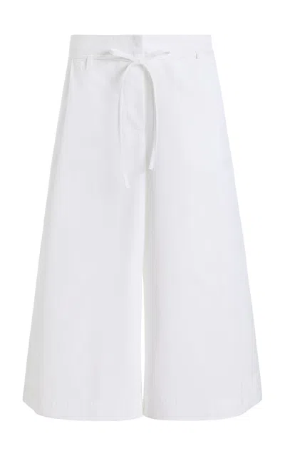Jacquemus The Marin Cotton Shorts In White