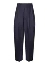 Jacquemus Le Pantalon Marzio Wide Leg Trousers In Blue