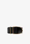 Jacquemus The Maxi Bambino Leather Belt In Black