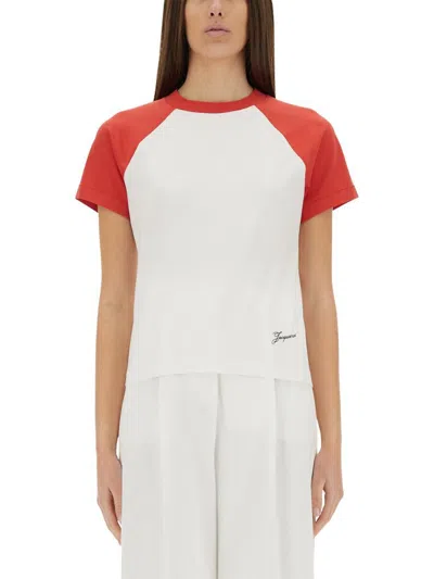 JACQUEMUS JACQUEMUS THE MINI T-SHIRT "BASEBALL"