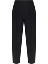 Jacquemus Mirada Trousers Zipper Accents In Black