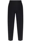 Jacquemus Mirada Trousers Zipper Accents In Black