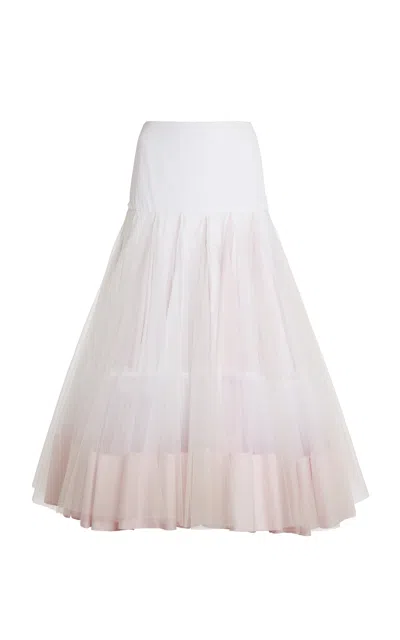 Jacquemus The Mireio Cotton Skirt In Pink