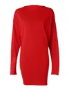 Jacquemus La Mistral Open-back Draped Dress In Red