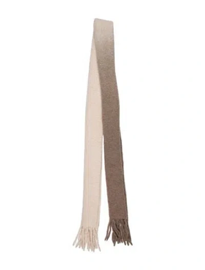 Pre-owned Jacquemus The Moisson Alpaca Scarf W/ Tags In Neutrals