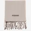 Jacquemus The Moisson Scarf In Neutral