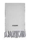Jacquemus The Moisson Scarf In Gray