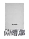 Jacquemus The Moisson Scarf In Gray
