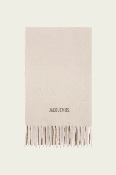 Jacquemus The Moisson Scarf In Multi Beige