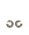 Jacquemus The Mojave Hoops Earrings In Metallic