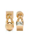 Jacquemus The Nodo Shape-embellished Earrings In Gold