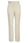 Jacquemus The Norma Creased Slim Trousers In Light Beige