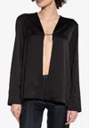 Jacquemus Black Le Papier 'la Chemise Notte' Shirt In Black