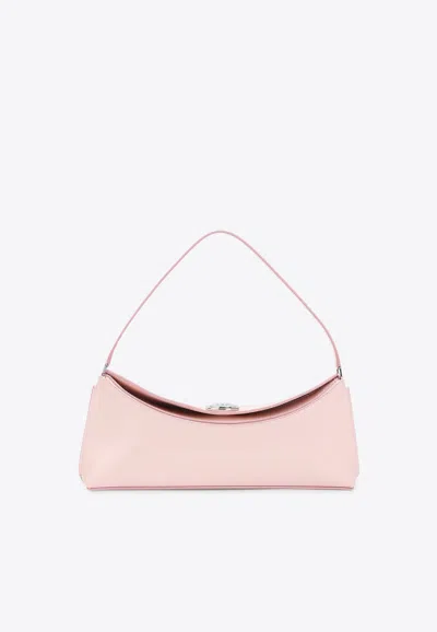 Jacquemus The Ovalo Clutch Bag In Pink