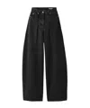 Jacquemus Le De-nimes Droit Jeans Women In Black