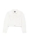 Jacquemus Long-sleeve Denim Jacket In Neutral