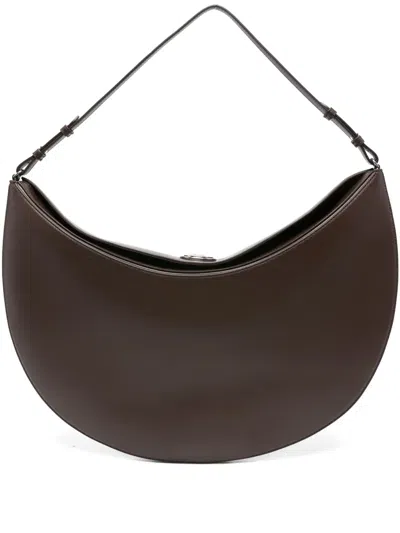 Jacquemus The Ovalo Shoulder Bag In Brown