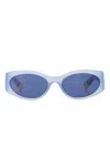 Jacquemus Full Frame Sunglasses In Blue