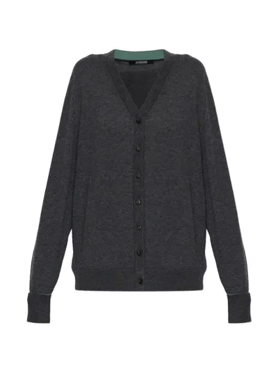 Jacquemus The Pablo Cardigan In Gray