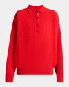 Jacquemus La Maille Vereuse Ball Sweater In Red