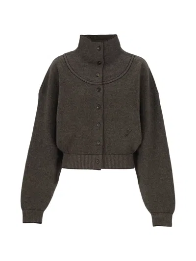 Jacquemus The Pelota Cardigan In Grey