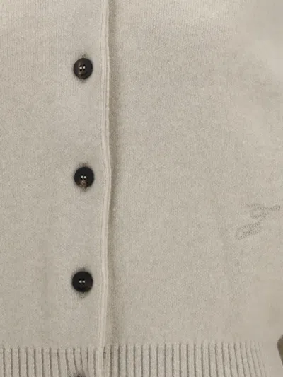 Jacquemus The Pelota Stand-collar Cardigan In Neutrals