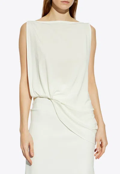 JACQUEMUS THE PEPLO BOATNECK TOP
