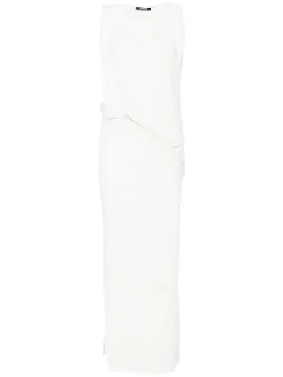 Jacquemus The Peplo Maxi Dress In Multicolor