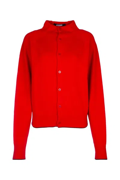 Jacquemus Red La Casa 'le Cardigan Pitatto' Cardigan