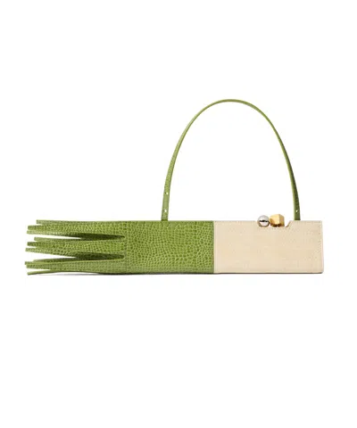 Jacquemus The Poireau Clutch In Multi