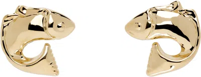Jacquemus 'the Poisson' Earrings In Gold