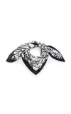 Jacquemus The Poisson Silk Scarf In Black