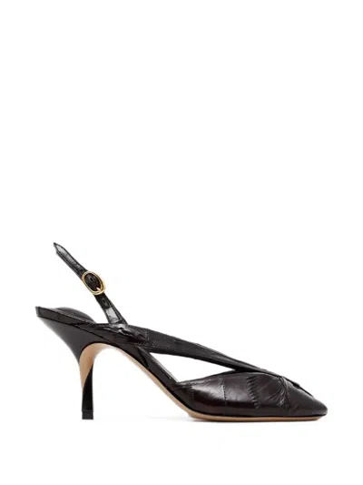 Jacquemus The Poisson Slingbacks In Brown