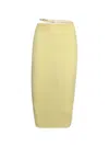 Jacquemus The Pralù Skirt Light Yellow