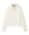 Jacquemus Ribbed Collar Long Sleeves Sweater In Neutral