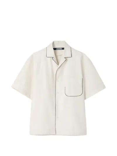 Jacquemus The Pyjama Shirt In Neutral
