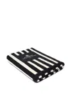 Jacquemus Towel With Logo In Black