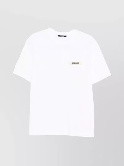 JACQUEMUS THE RIBBED CREW NECK T-SHIRT