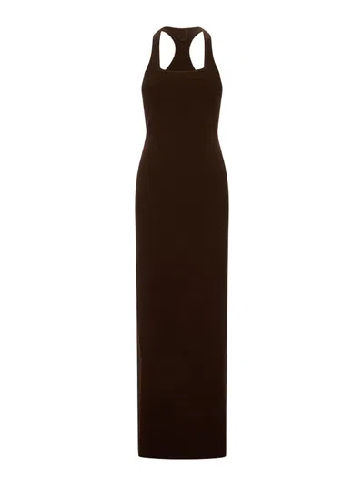 Jacquemus The Robe Scala In Brown