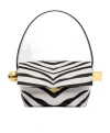 Jacquemus The Rond Carré Flap Shoulder Bag In White