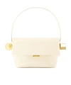 Jacquemus The Rond Carré Logo Detailed Shoulder Bag In White
