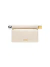 Jacquemus The Rond Carrã© Clutch Light Ivory In Neutrals