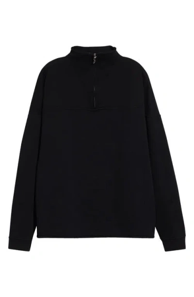 Jacquemus The Rond Carré Half Zip Sweatshirt In Multi