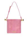 Jacquemus Le Porte Rond Carre Pouch In Pink