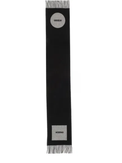 Jacquemus The "rond Carré" Scarf In Black