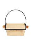 Jacquemus The Rond Carré Shoulder Bag In Neutrals